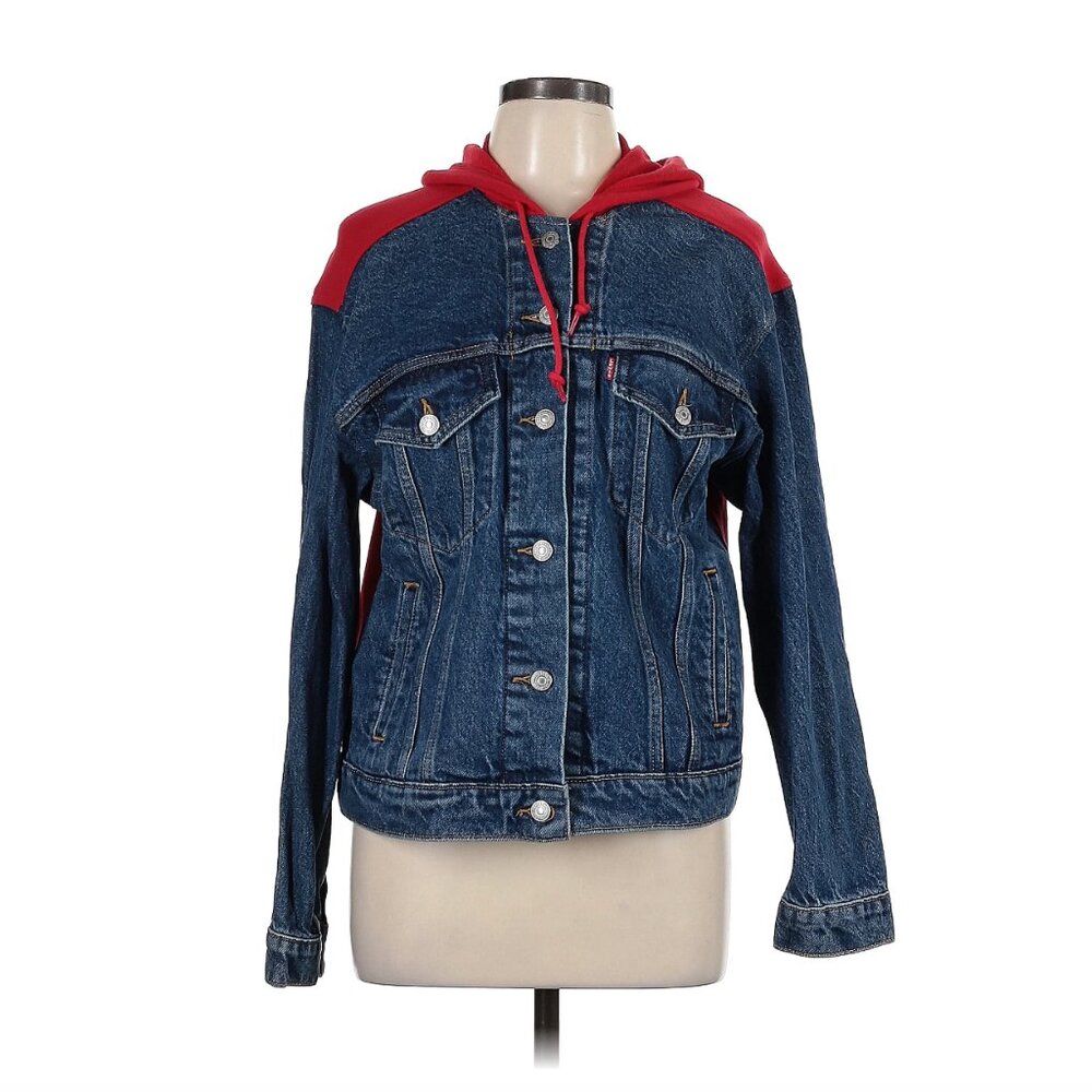 Levi's Denim Ex-Boyfriend Hybrid Trucker Jacket